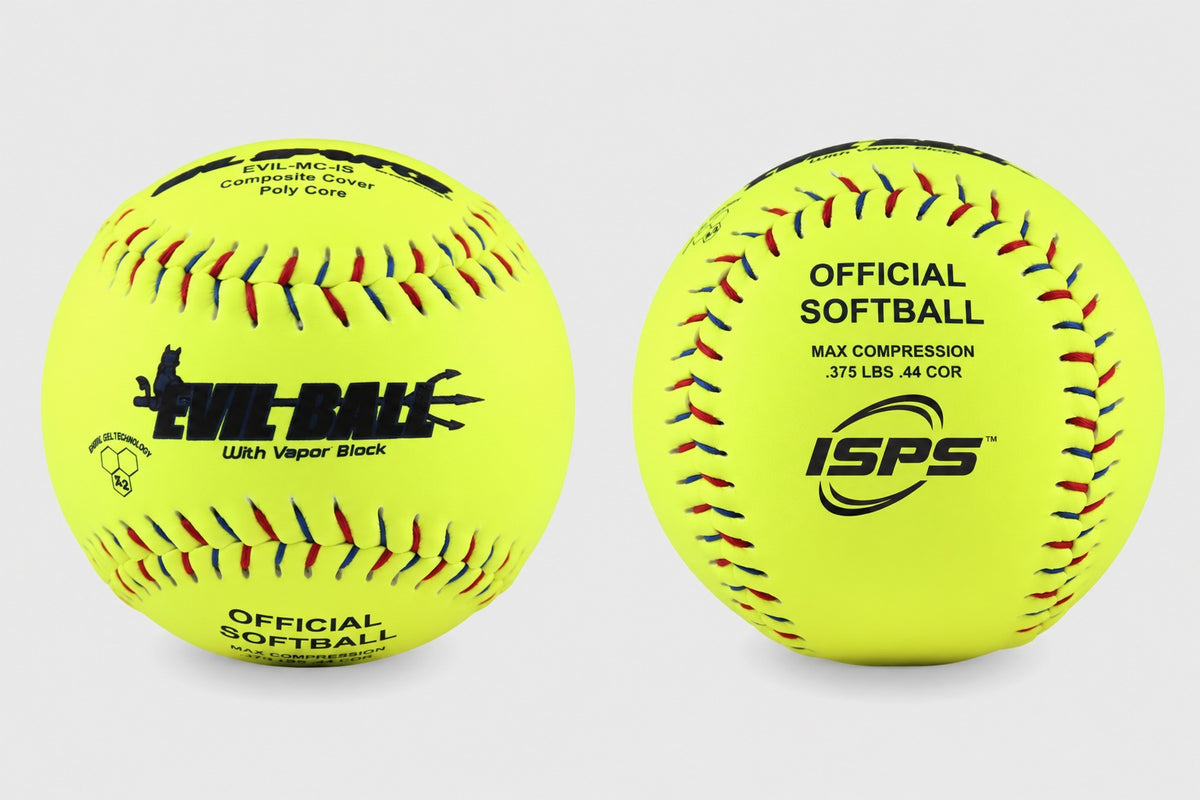 ISPS x EVIL BALL campaign product render of 12 inch model, supplied for branding illustration only