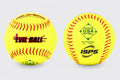 Women's 11-inch EVIL BALL 52 COR / 300 compression with ISPS stamp beneath USA logo. Promotional pre-sale mockup.