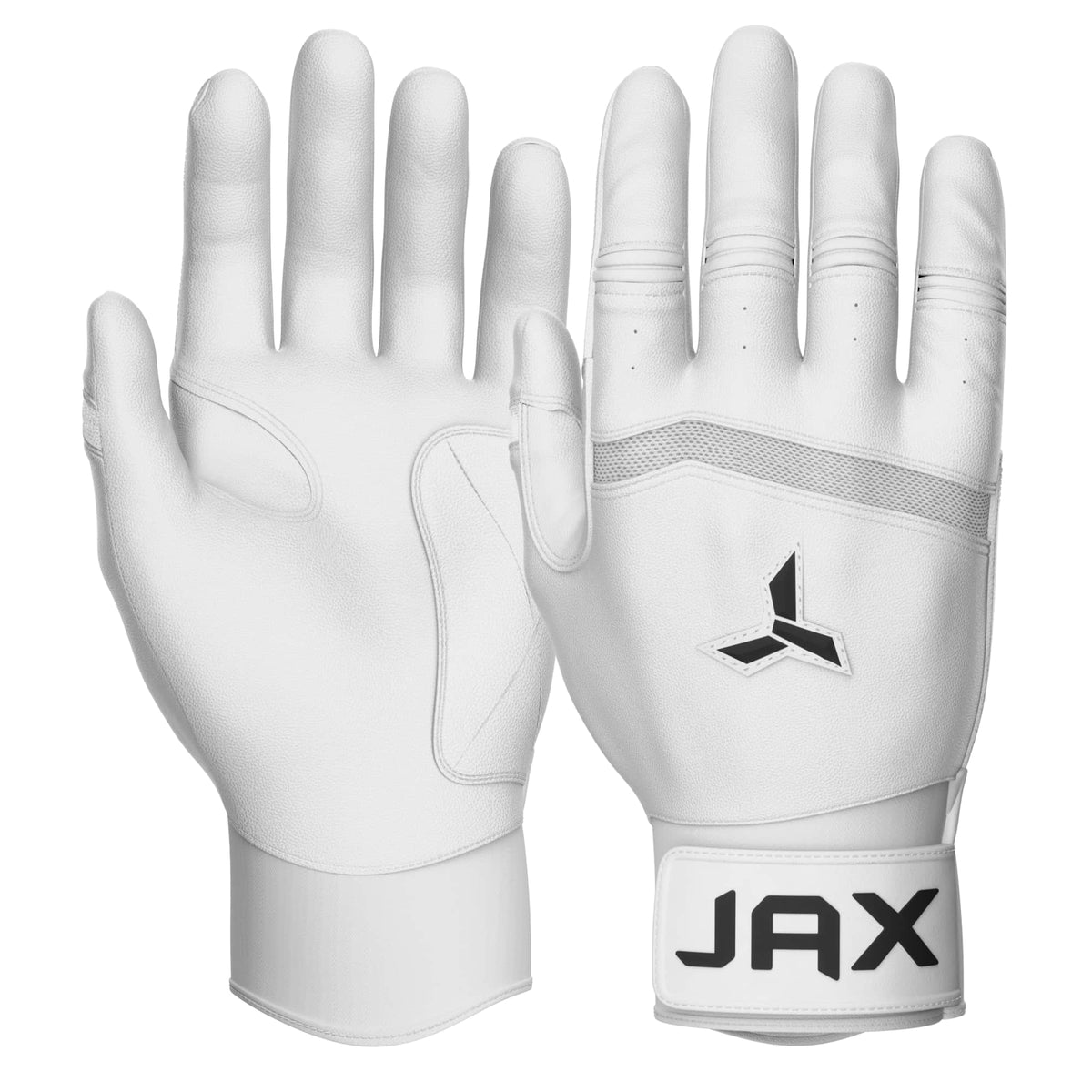 Jax Platinum White Pro Cuff Batting Gloves